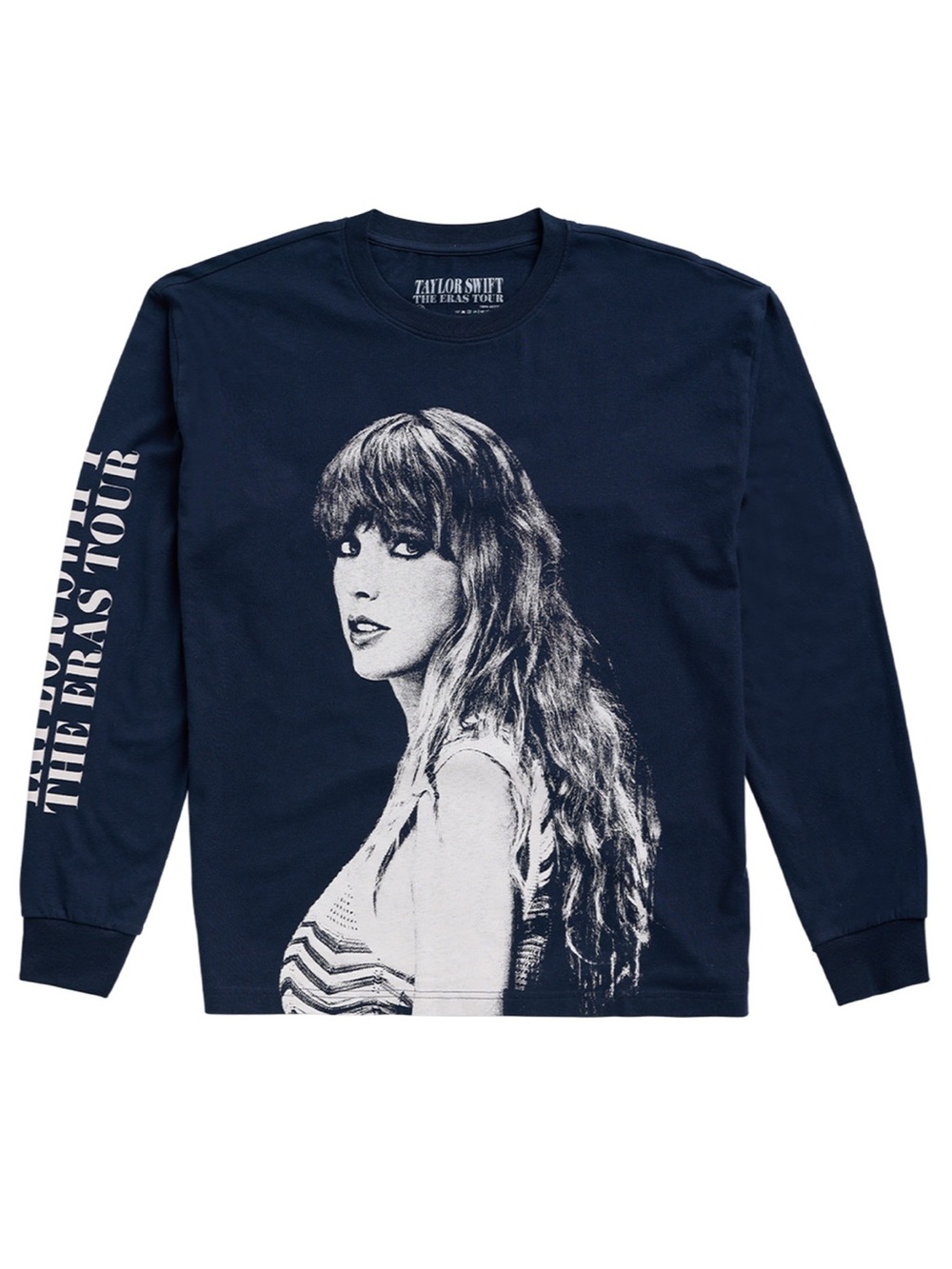 Taylor Swift The Eras Tour Merch Midnights Longsleeve T-Shirt Navy Girls’ S